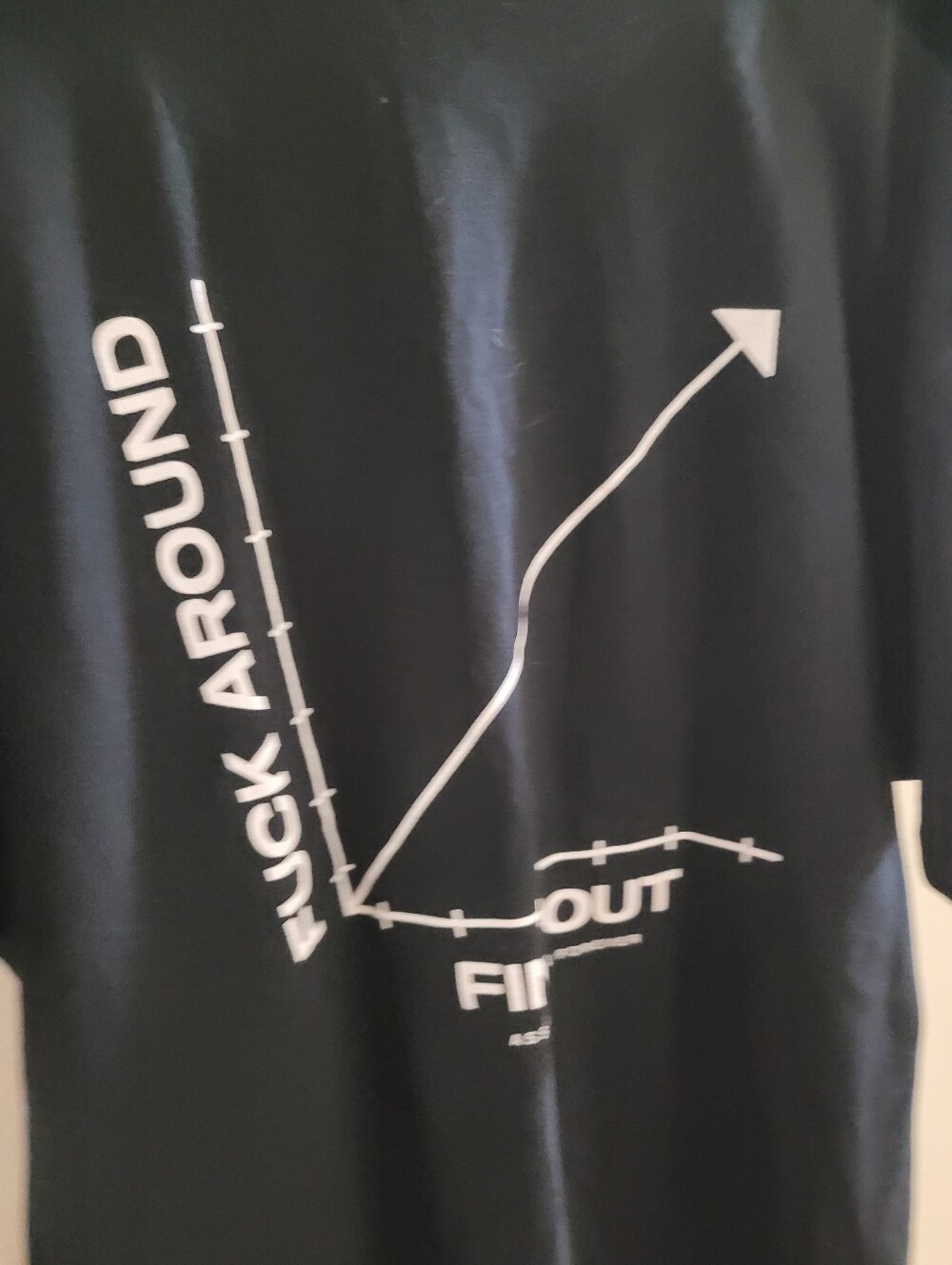 Black Graphic Men's T-Shirt - Casual Crew Neck
